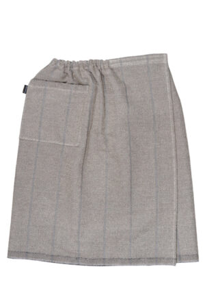 Jokipiin Pellava Kietaisu-/Tarrapyyhe Laituri 85x145 cm pellava-musta