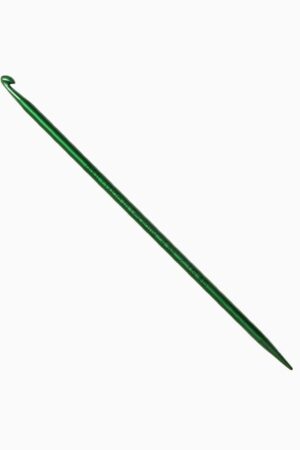 Addi Duett koukkupuikko tai virkkuukoukku, jonka toinen pää on samanlainen kuin puikossa. Pituus: 15 cm, vahvuus 4 mm