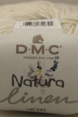 DMC Natura Linen 01 valkoinen
