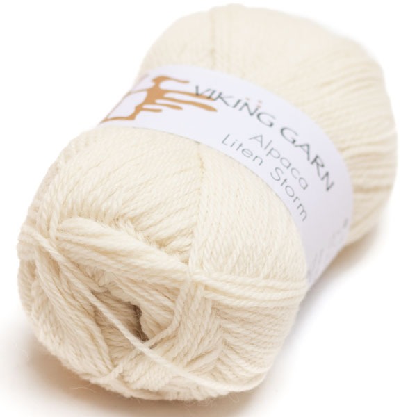 Viking Garn Alpaca Liten Storm 702 luonnonvalkoinen