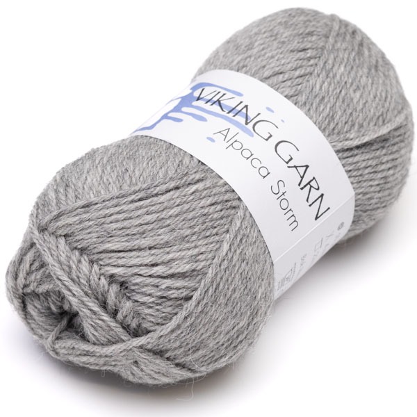 5626-ALPACA STORM-513-vaalea keskiharmaa Viking Garn Alpaca Storm 513 vaalea keskiharmaa