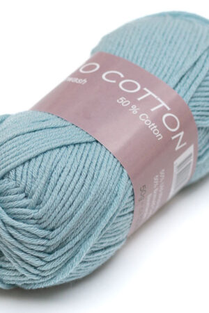 Hjertegarn Merino Cotton 3317 vaalea turkoosi
