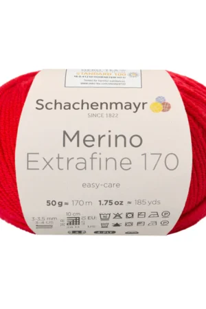 Schachenmayr Merino Extrafine 170 31 punainen