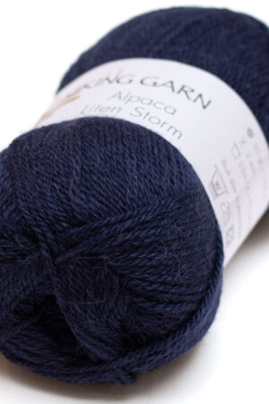 Viking Garn Alpaca Liten Storm 726 tummansininen
