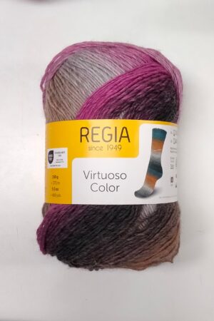 Regia Virtuoso Color 3077 pinkki-ruskea *POISTUVA TUOTE*