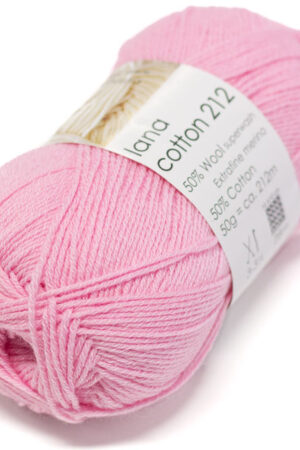 Hjertegarn Lana Cotton 4951 vaaleanpunainen