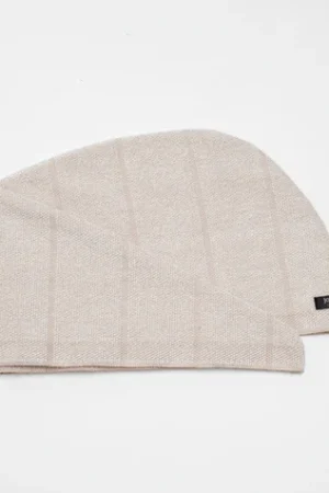 Jokipiin Pellava Hius-/Saunaturbaani Laituri valkoinen-beige