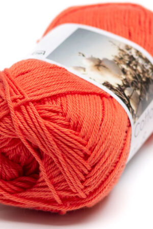 Hjertegarn Cotton nr. 8 - 3265 punaoranssi