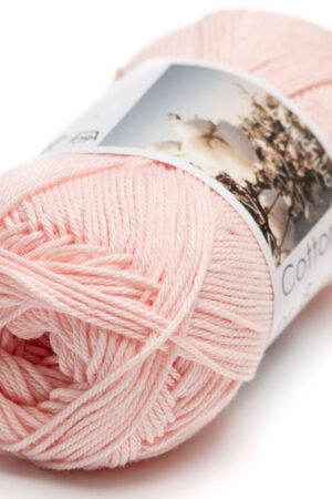 Hjertegarn Cotton nr. 8 - 404 vaalea koralli