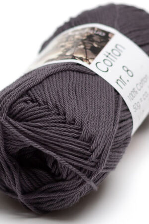 Hjertegarn Cotton nr. 8 - 79 tumma harmaa
