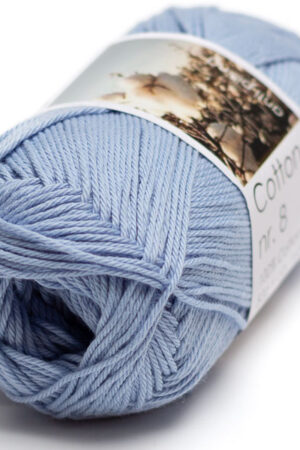 Hjertegarn Cotton nr. 8 - 603 vaaleansininen