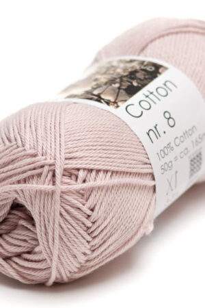 Hjertegarn Cotton nr. 8 - 3803 puuteri