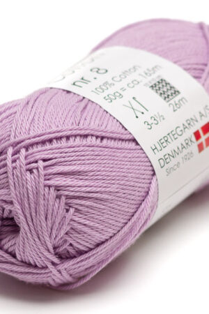 Hjertegarn Cotton nr. 8 - 5390 vaaleanvioletti