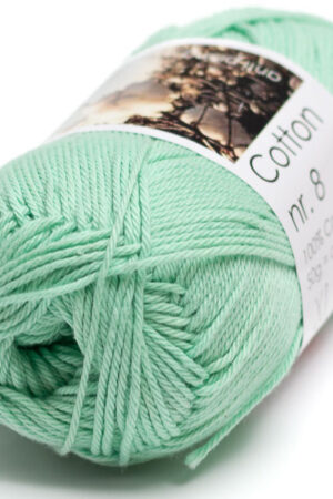Hjertegarn Cotton nr. 8 - 7030 mintunvihreä