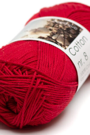 Hjertegarn Cotton nr. 8 - 2060 punainen