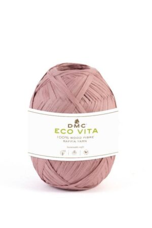 DMC Eco Vita Raffia, väri nro 4, vanha roosa