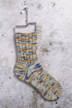 Järbo Merino Raggi 75304 Ochre and Jeans merinosukkalanka