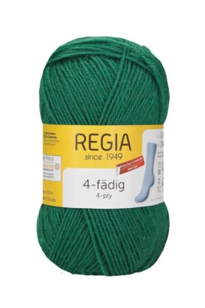 Schachenmayr Regia 4-ply 02082 lehdenvihreä. 50 gramman kerä.