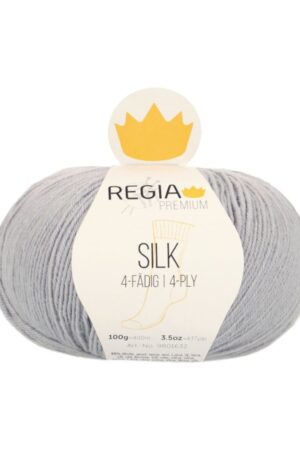 Schachenmayr Regia Premium Silk 51 hopeanharmaa