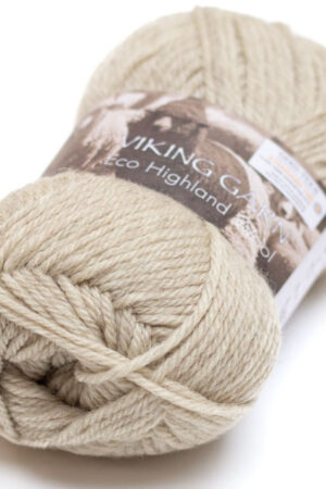 Viking Garn Eco Highland Wool 212 lämmin beige