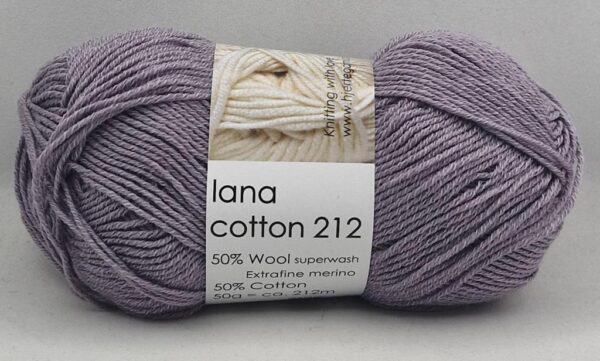 Hjertegarn Lana Cotton 3906 liila
