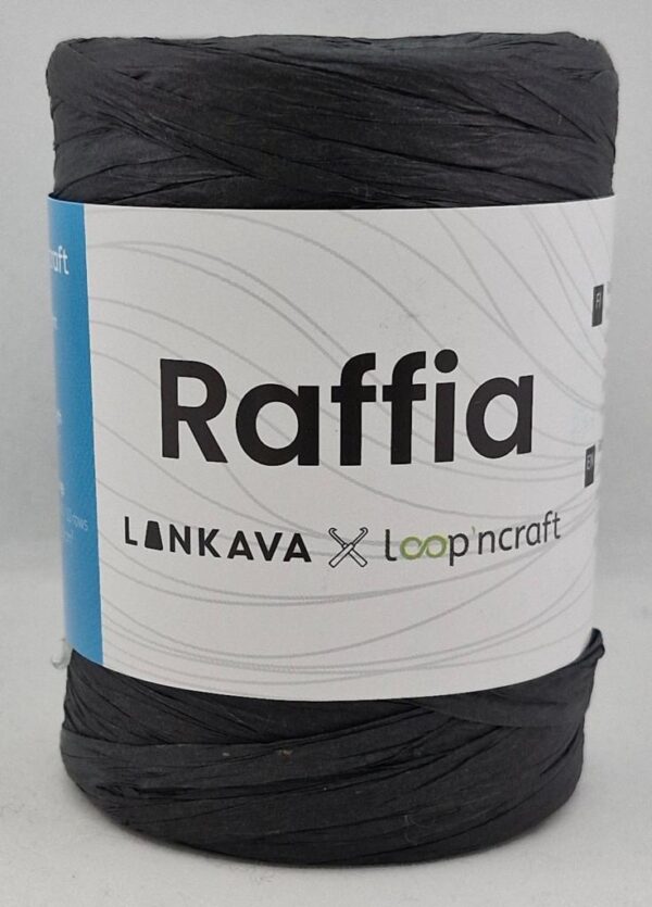 Lankava Raffia 2 musta