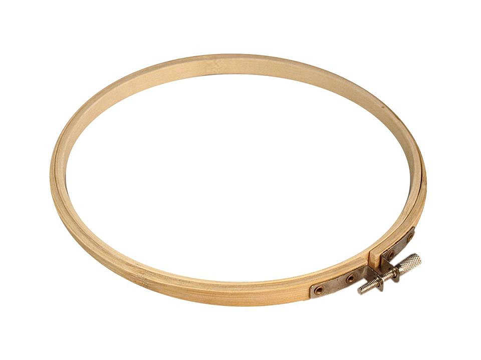Kirjontakehys Bambu ⌀15 cm