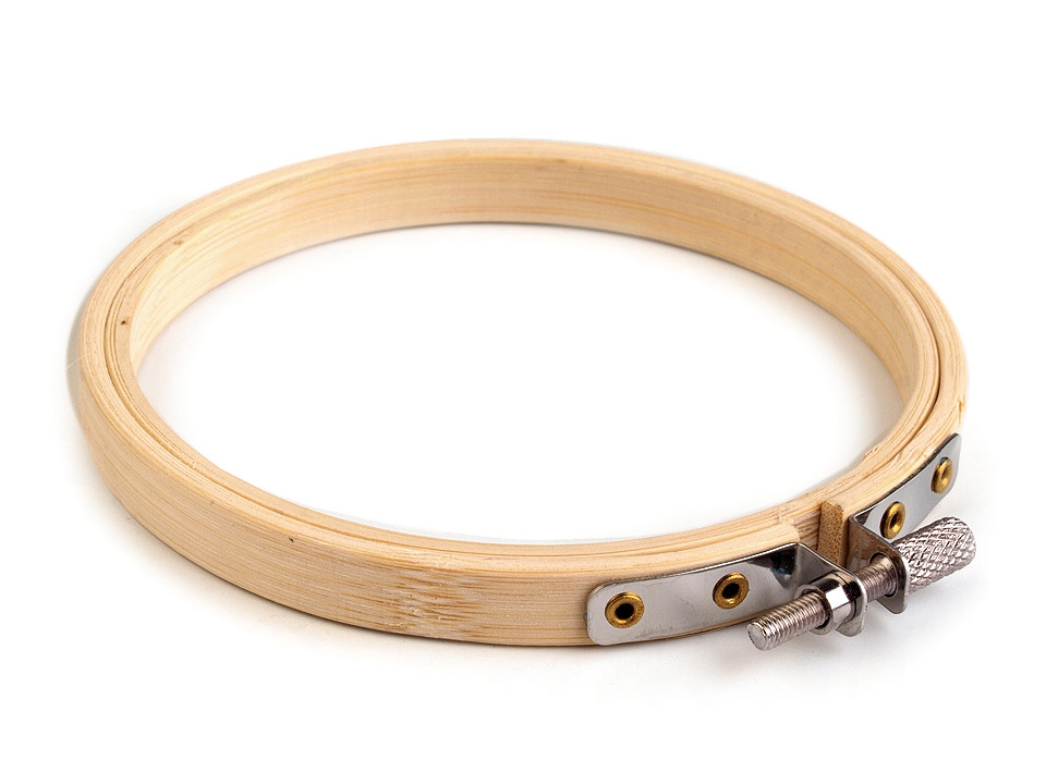 Kirjontakehys Bambu ⌀10 cm
