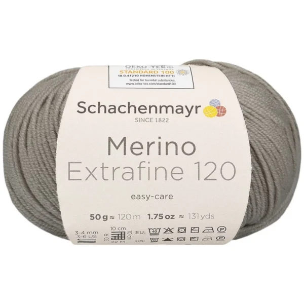 Schachenmayr Merino Extrafine 120 - 116 taupe