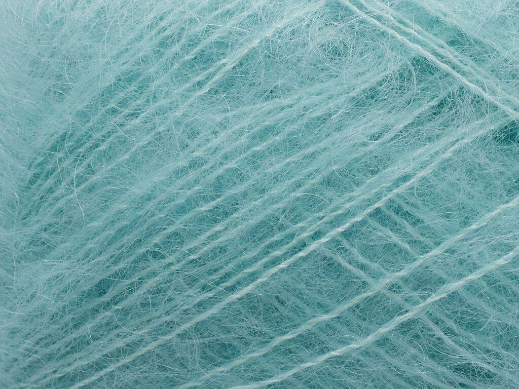 Filcolana Tilia -mohairlanka, 281 rime frost, vaalea turkoosi
