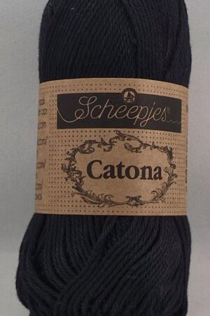 Scheepjes Catona 110 musta