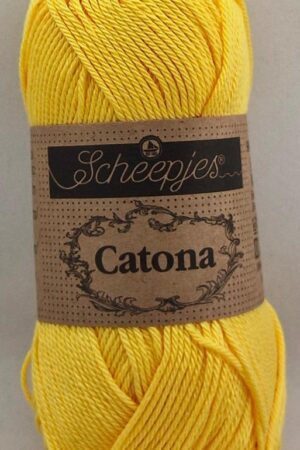 Scheepjes Catona 208 kullankeltainen