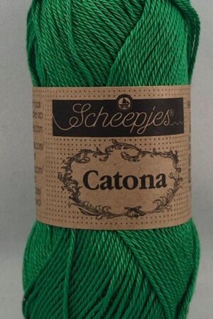 Scheepjes Catona 515 smaragdinvihreä