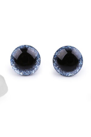 Turvasilmä vaaleansininen glitter, halkaisija 12 mm