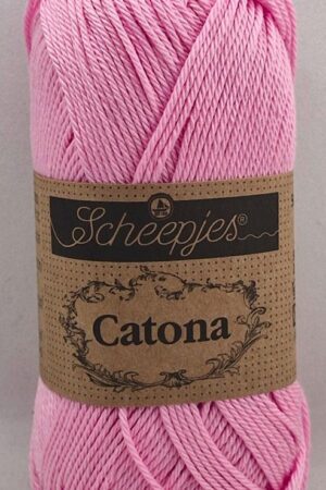 Scheepjes Catona 222 syvä vaaleanpunainen