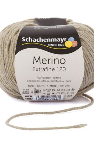 Schachenmayr Merino Extrafine 120 - 106 meleerattu beige