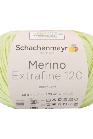 Schachenmayr Merino Extrafine 120 - 175 limenvihreä