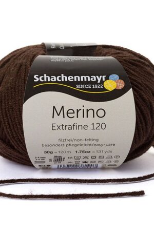 Schachenmayr Merino Extrafine120 - 112 mokka