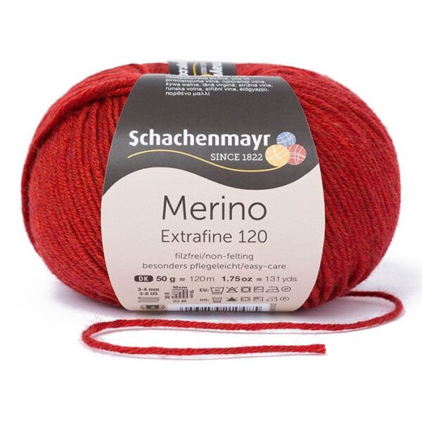 Schachenmayr Merino Extrafine 120 - 127 terra