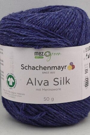 Schachenmayr *Alva Silk 50 indigo (erä SB24847) *POISTUVA TUOTE*