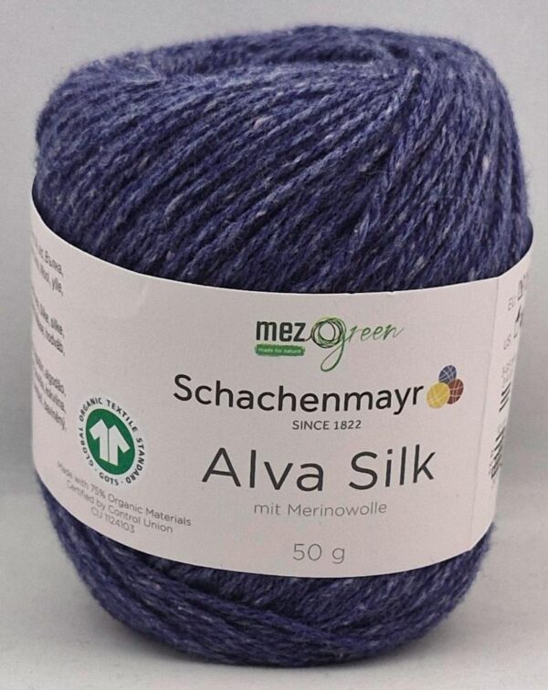Schachenmayr *Alva Silk 50 indigo (erä SB32899) *POISTUVA TUOTE*