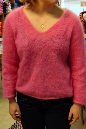 Pinkki PetiteKnit Cumulus Blouse -neulepusero