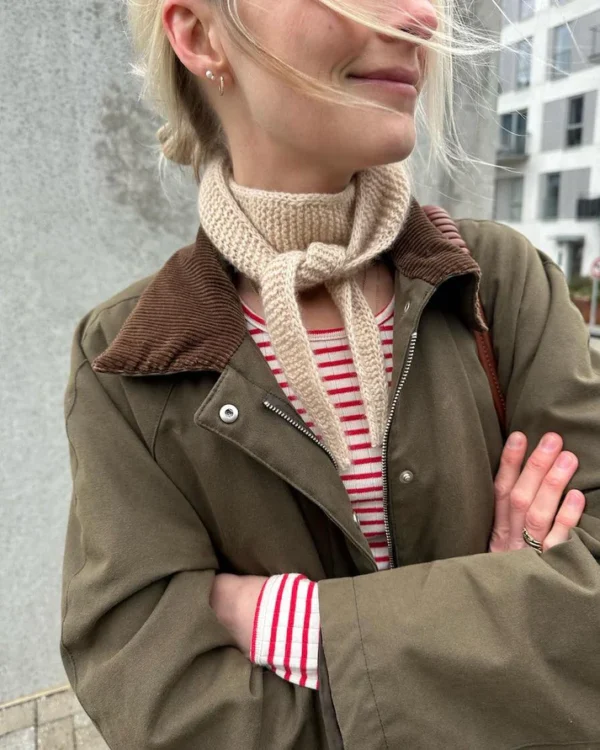 PetiteKnit Sophie Scarf pikkuhuivi, beige