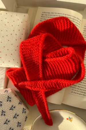 PetiteKnit Sophie Scarf, punainen