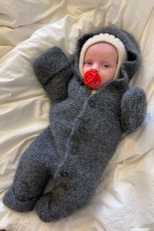 PetiteKnit Selma's Sleep Suit, harmaa