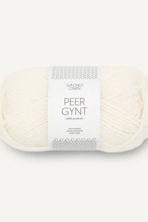 Sandnes Garn Peer Gynt 1002 valkoinen