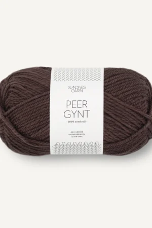 Sandnes Garn Peer Gynt 3082 tummanruskea