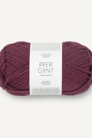 Sandnes Garn Peer Gynt 4363 viininpunainen