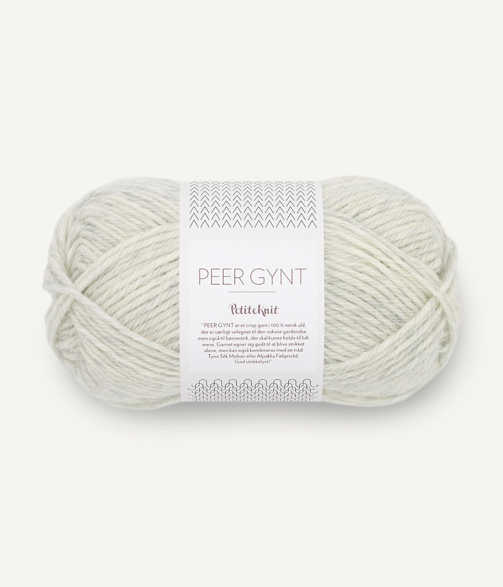 Sandnes Garn Peer Petite Knit Gynt 1021 Meleerattu tuhkanharmaa