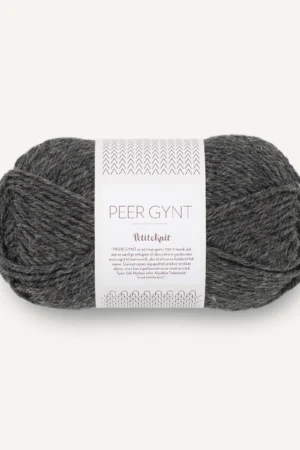 Sandnes Garn Petite Knit Peer Gynt 1065 Charcoal melange